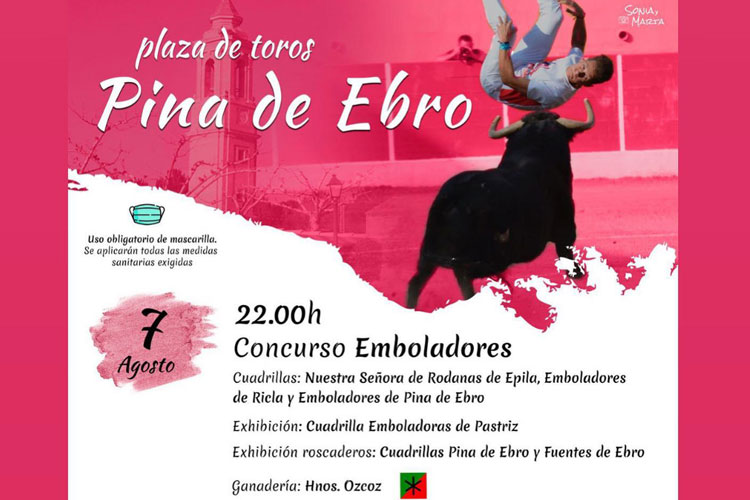 Agosto de concursos taurinos en Pina
