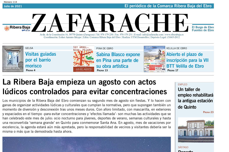 Ya puedes leer el número 114 de Zafarache
