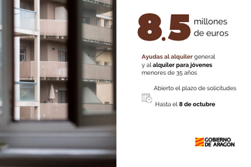 Abierto el plazo para la presentación de solicitudes para las ayudas al alquiler