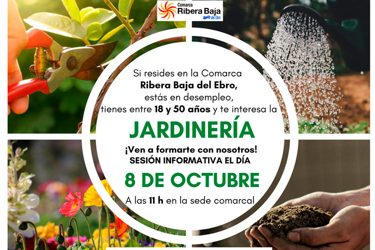 La Comarca lanza un nuevo curso de formación en jardinería