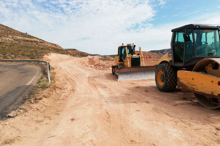 A partir de este martes, corte de la carretera entre Bujaraloz y Alborge