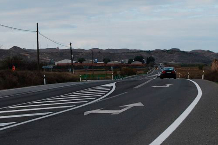 Los PGE contemplan una inversión de casi 21 millones de euros en los tramos de la A-68 El Burgo-Fuentes y Fuentes-Quinto
