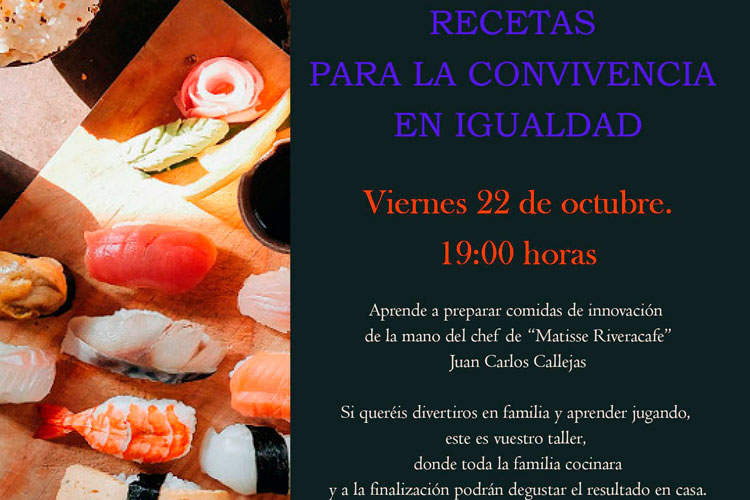 Este viernes, recetas para la convivencia en igualdad en Gelsa