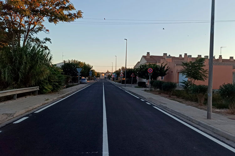 Las obras de la travesía de Gelsa avanzan a buen ritmo