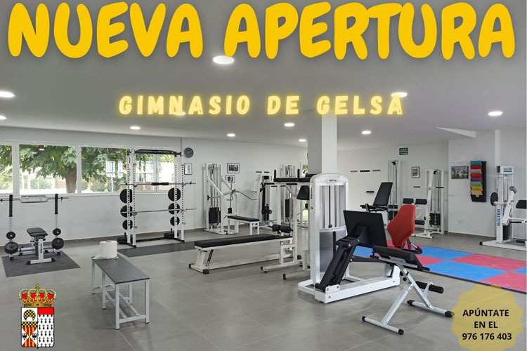 Nuevo gimnasio municipal en Gelsa
