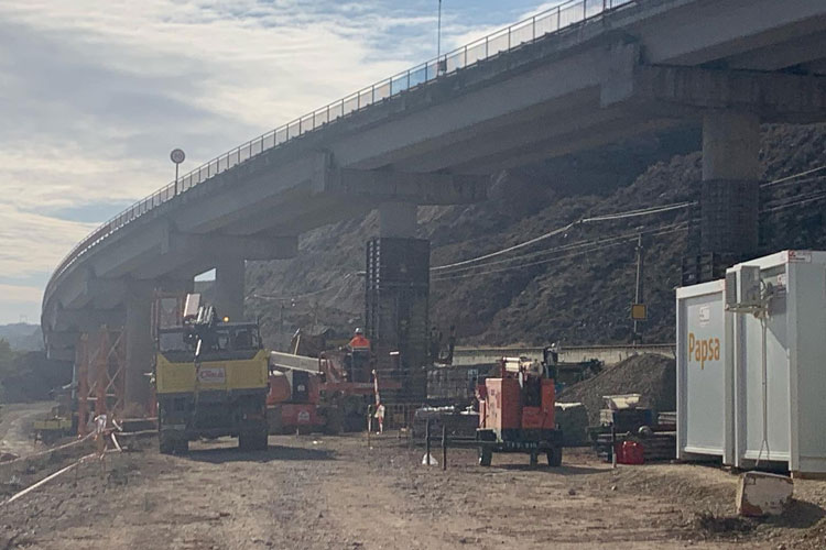 Soro estima que este año se ejecutarán dos tercios de la obra del viaducto