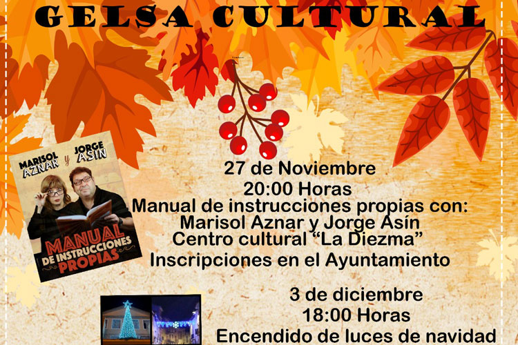 Comienza el otoño cultural de Gelsa