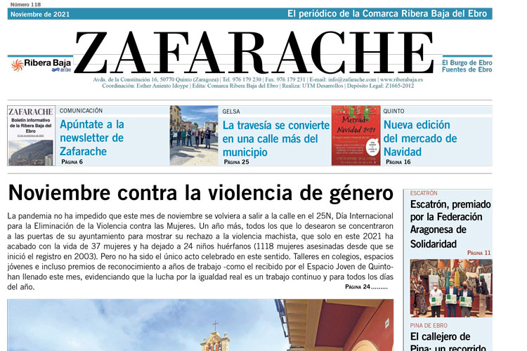 Ya puedes leer el número 118 de Zafarache