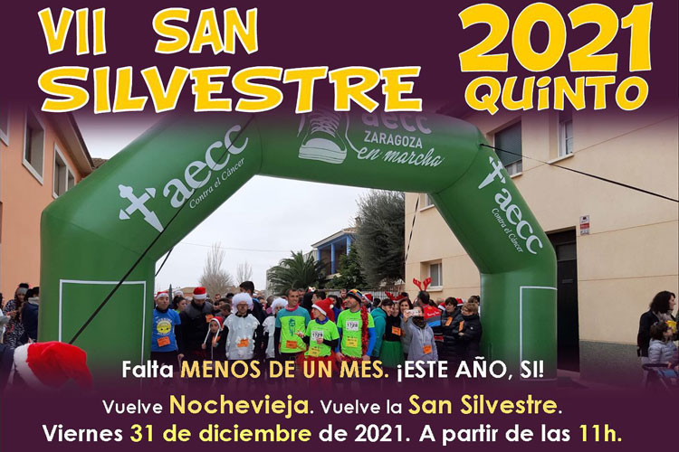 Quinto celebra la VII edición de su San Silvestre solidaria