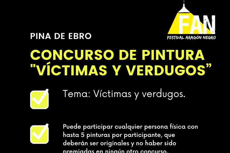 El Festival Aragón Negro vuelve a Pina buscando ‘víctimas y verdugos’