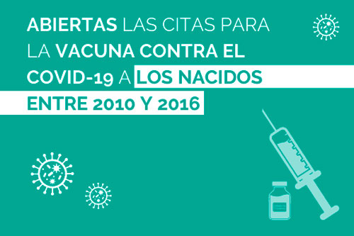 Sanidad abre las agendas de la vacunación para los niños nacidos en 2015 y 2016