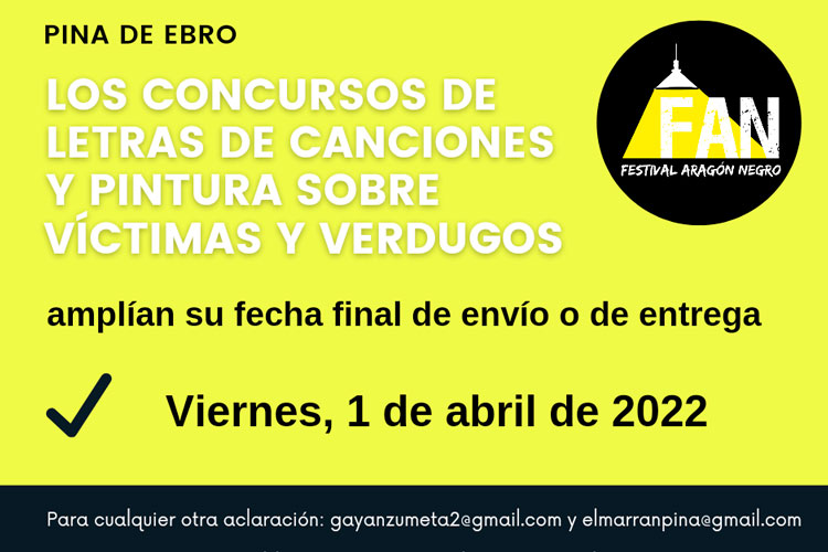 El concurso ‘Víctimas y verdugos’ alarga la presentación de trabajos hasta el 1 de abril