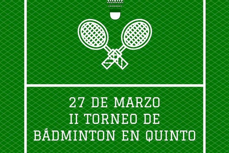 II torneo de bádminton de Quinto