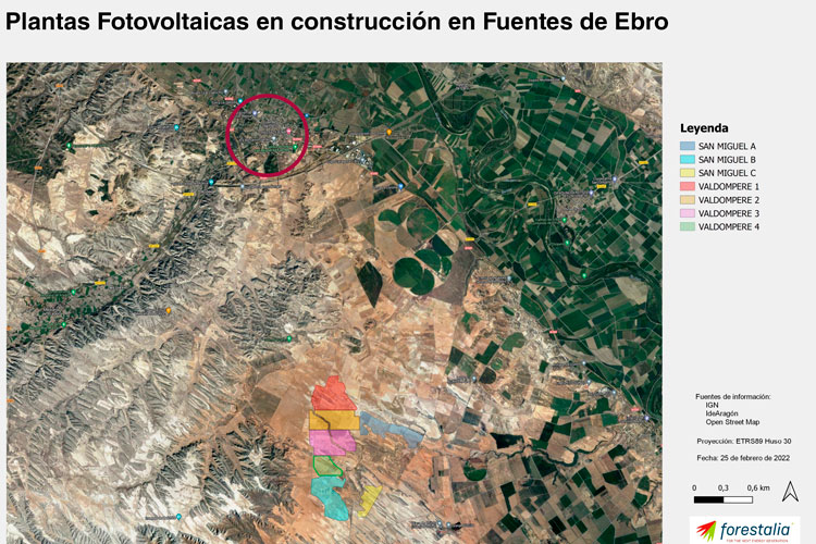 Comienzan en Fuentes los trabajos de construcción de las plantas fotovoltaicas
