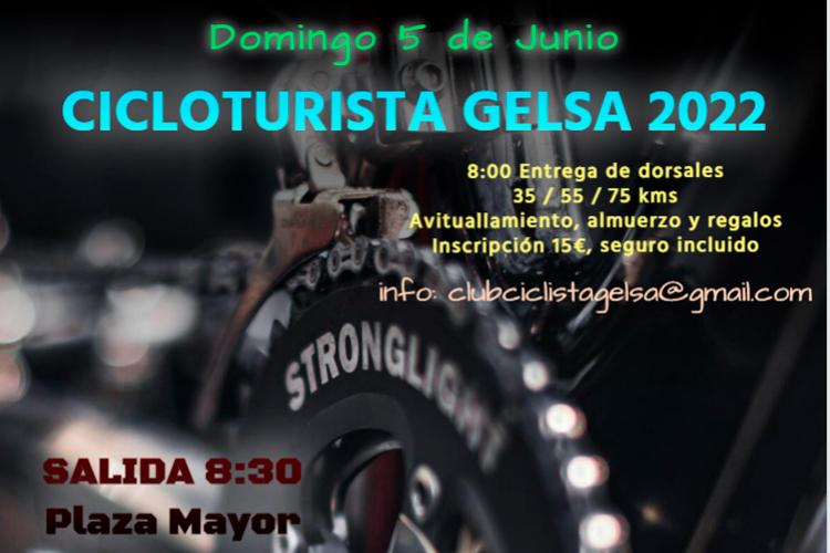 Nueva edición de la Cicloturista de Gelsa