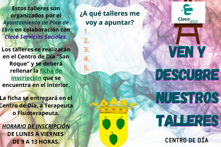 Nuevo ciclo de actividades en el Centro de Día de Pina