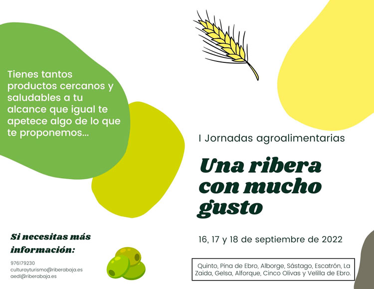 ‘Una ribera con mucho gusto’: Charlas, degustaciones y talleres en las primeras jornadas agroalimentarias de la comarca