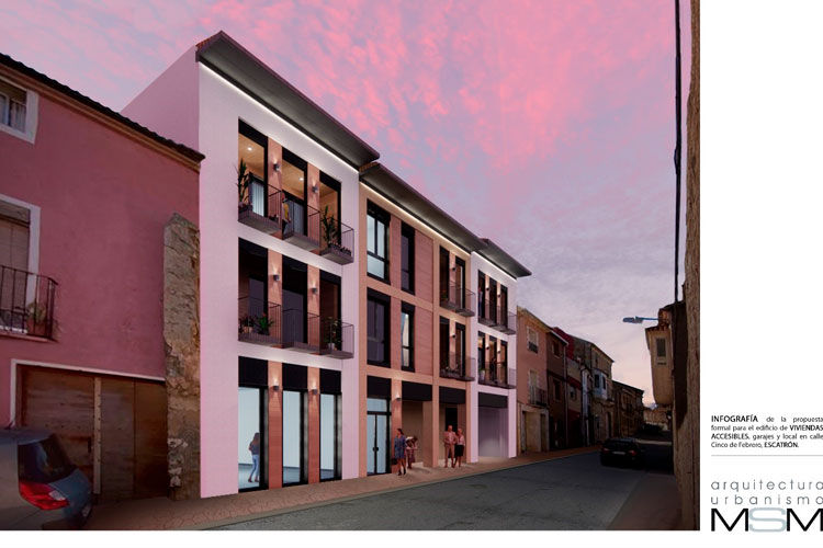 Firmado el acuerdo para la construcción de seis viviendas de alquiler accesible en Escatrón
