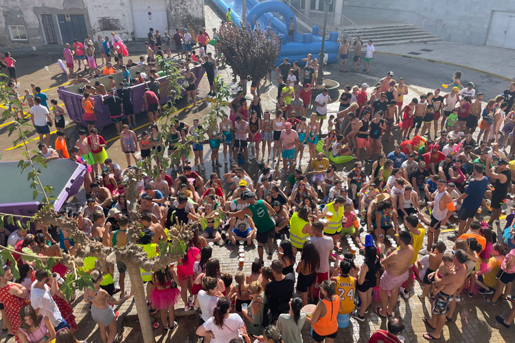 Diversión en Sástago, en las fiestas más participativas