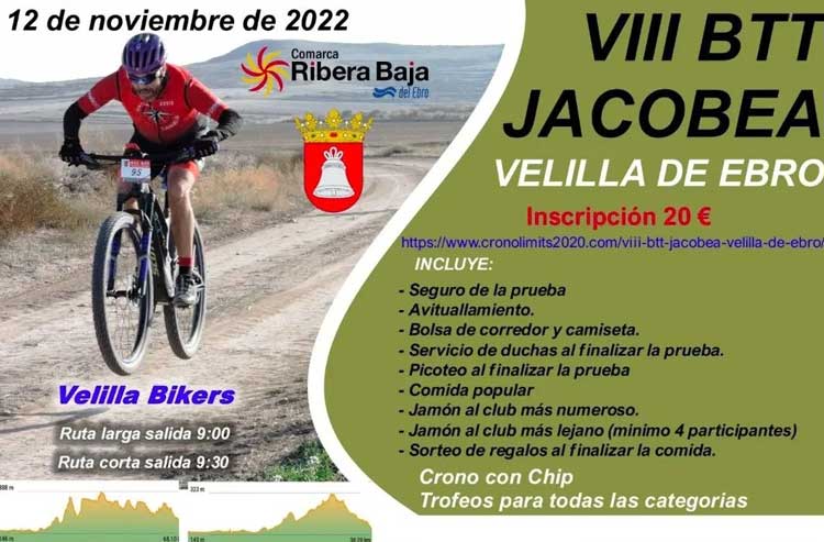 Velilla organiza la octava edición de su ruta BTT