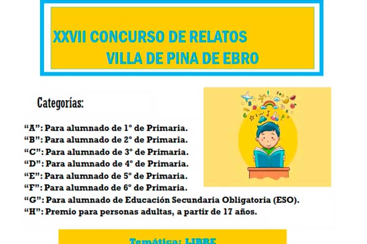 Pina convoca una nueva edición de sus concursos de relatos y dibujo
