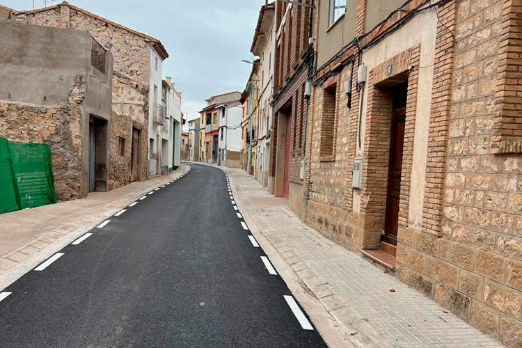 Reabre al tráfico la travesía de Sástago