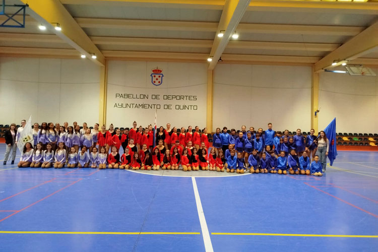 Gran exhibición de patinaje de las escuelas de Pina, Fuentes y Quinto