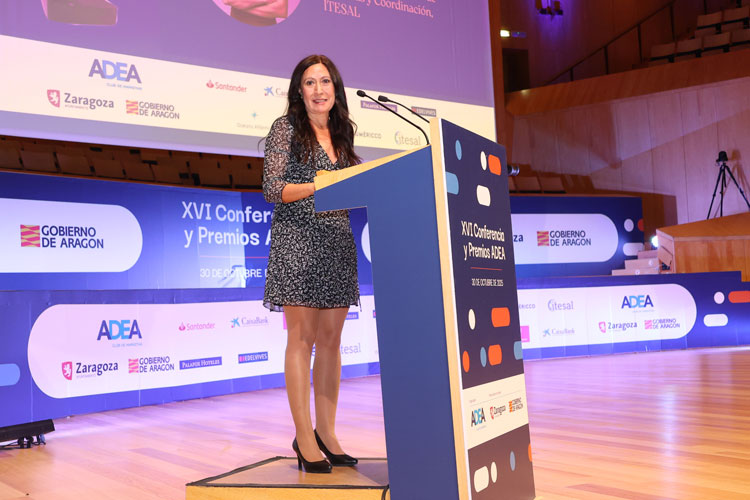 Marta Jorcano, de Itesal, premiada en Aragón por su labor en gestión del talento