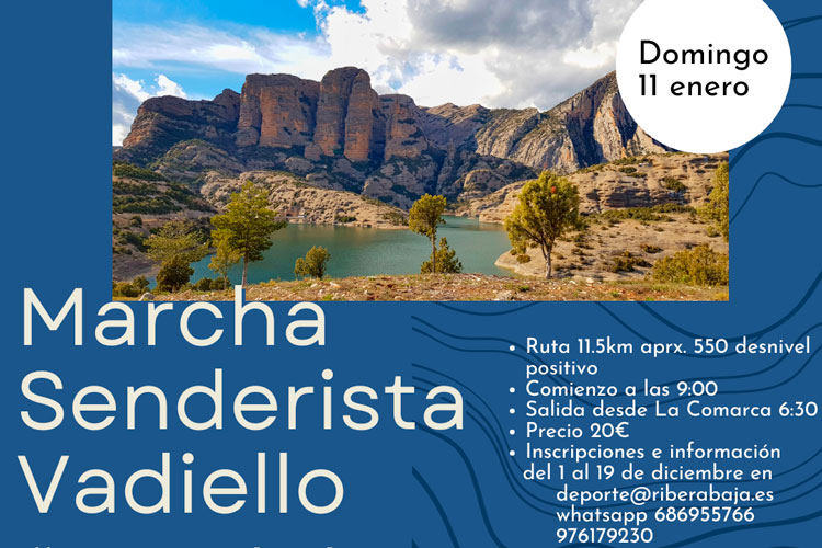 La Comarca organiza una marcha senderista en Vadiello el próximo 11 de enero
