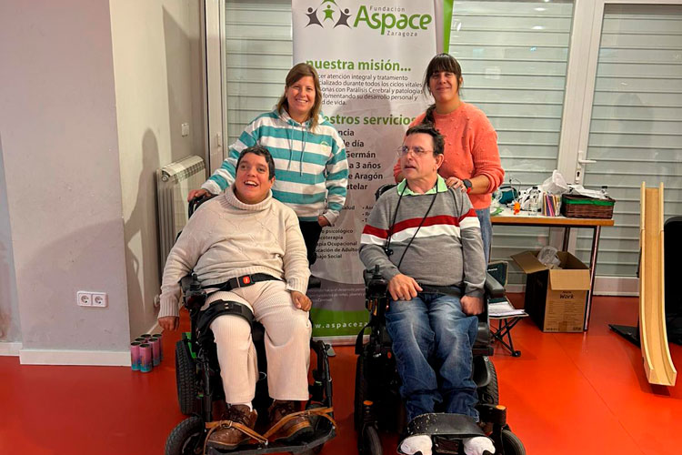 Escatrón celebra una jornada de inclusión con Fundación ASPACE Zaragoza