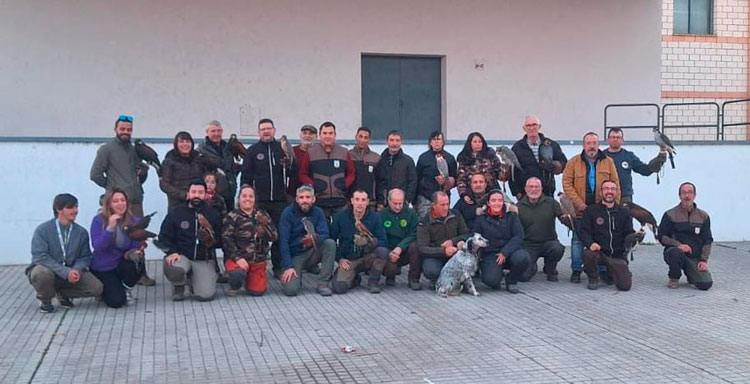 Pina de Ebro acogió el XVIII Campeonato Autonómico de Cetrería con éxito de participación y ambiente competitivo