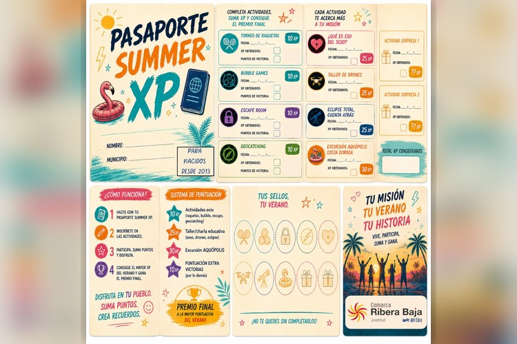 La comarca estrena el pasaporte ‘Misión Verano’ para jóvenes de los diez municipios