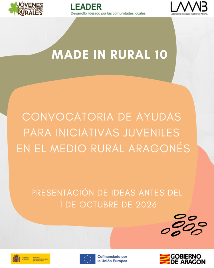 Made in Rural abre su décima convocatoria para financiar proyectos de jóvenes en el medio rural