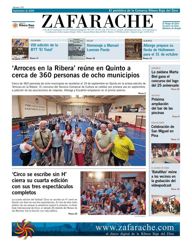 Ya puedes leer el número 176 de Zafarache